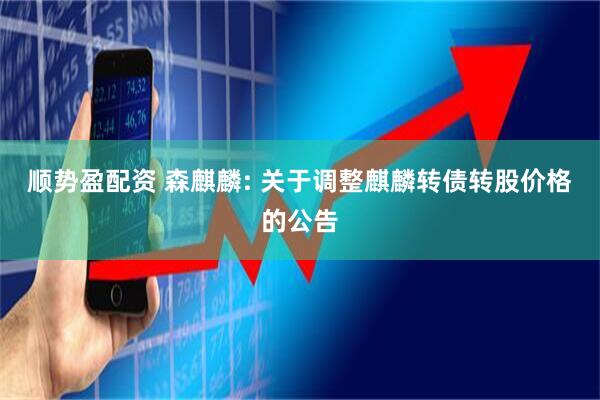 顺势盈配资 森麒麟: 关于调整麒麟转债转股价格的公告